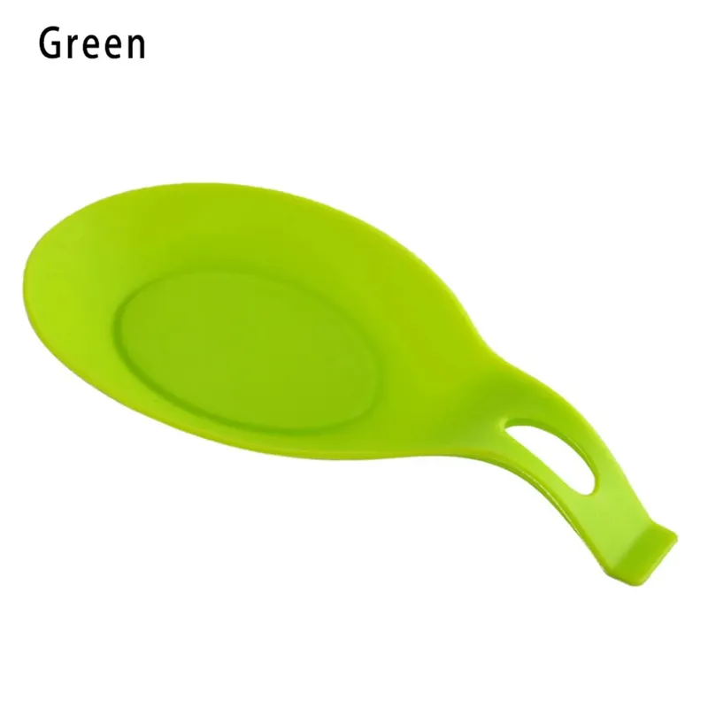 1 PC עמיד בחום מדף כפית סיליקון מחזיק סיר מגש מחזיק סיר כיריים ארגונית כלי מרית מחזיק כף כרית כלי מטבח — image 12