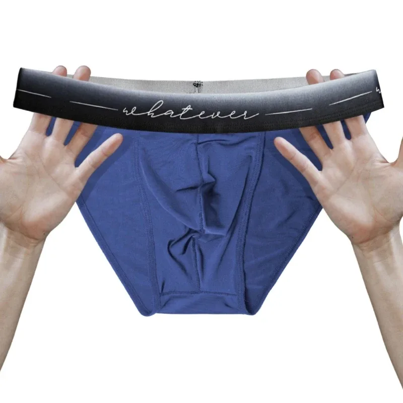 1pc Men's Sexy Semi-sheer Briefs - Ice Cold Fabric Printed Waistband Breathable Sweat-Wicking Soft Casual Daily Men Underwear — image 11