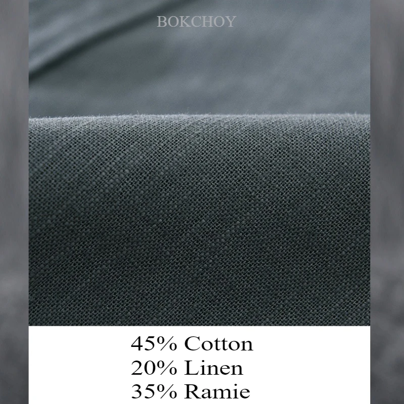 Autumn New Vintage Cotton Linen Loose Comfort Jackets for Men Seagull Collar Sense of Layering Streetwear Men Tops ECY2521 — image 3