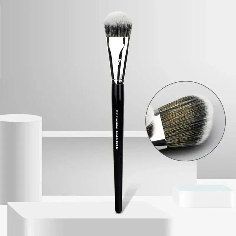 Mulheres rosto base maquiagem ferramentas de beleza profissional escova de fundação 47 cabeça de vassoura base líquida sombra reparação escovas