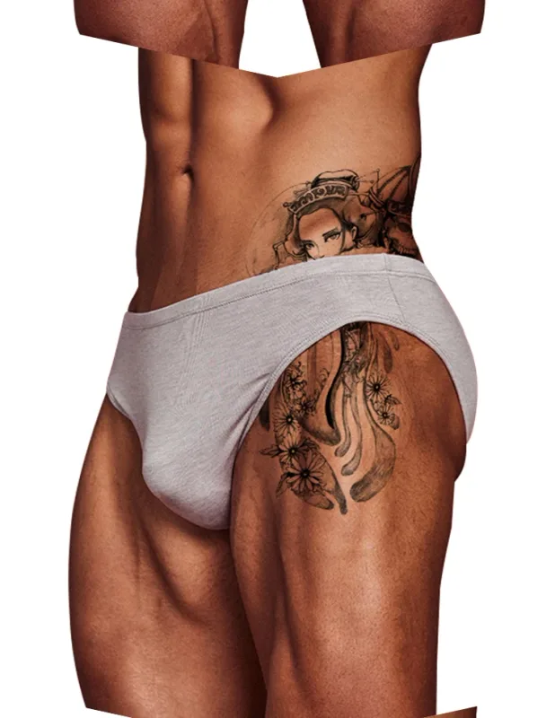 Men's Modal Ultra Thin Bare Feel Briefs, Low Rise High Elastic Breathable 3D Convex Pouch Underwear — image 19