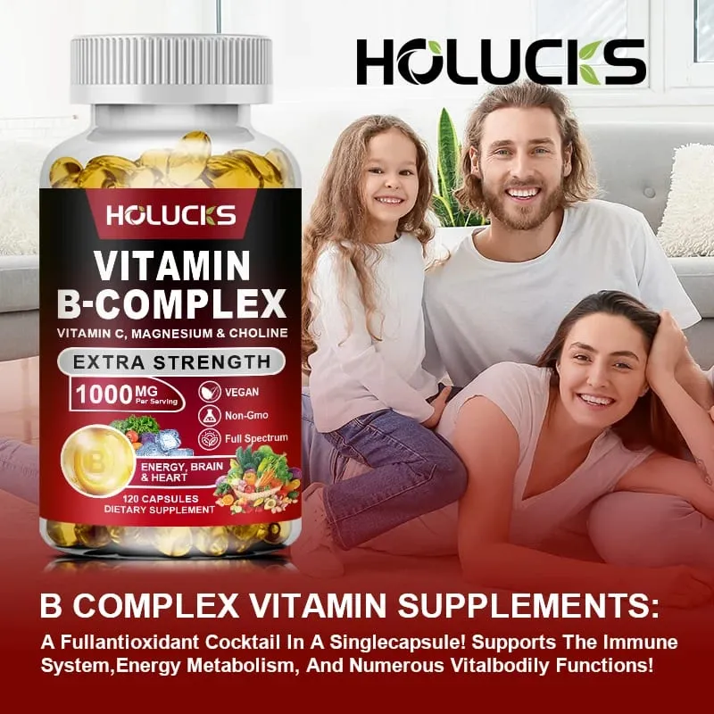 Οι κάψουλες Yimiduk Premium Vitamin B Complex με υποστήριξη βιοτίνης και φυλλικού οξέος προάγουν το υγιές δέρμα των μαλλιών και την ισορροπία των ορμονών που δεν είναι ΓΤΟ — image 2