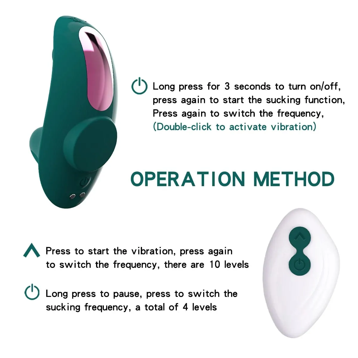 Funny Sex Toys Clitoris Sucker Panty Sucking Vibrator Adult Goods For Women Clit Suction Stimulator Machine Female Masturbation — image 6