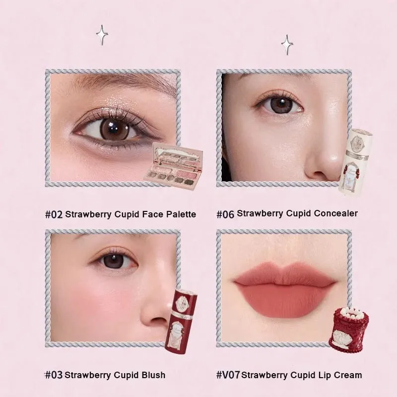 Συλλογή Flower Know Little Angel Κουτί δώρου Μακιγιάζ Eyeshadow Blush Cream Matte Lipstick Highlighter Full Kit All In One — image 14