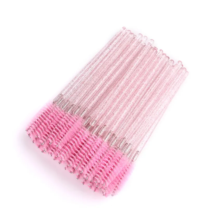 50pcs Disposable Eyelash Brushes Extension Crystal Eyebrow Brush Mascara Wand Eye Lashes Cosmetic Tool Set Makeup Beauty — image 15
