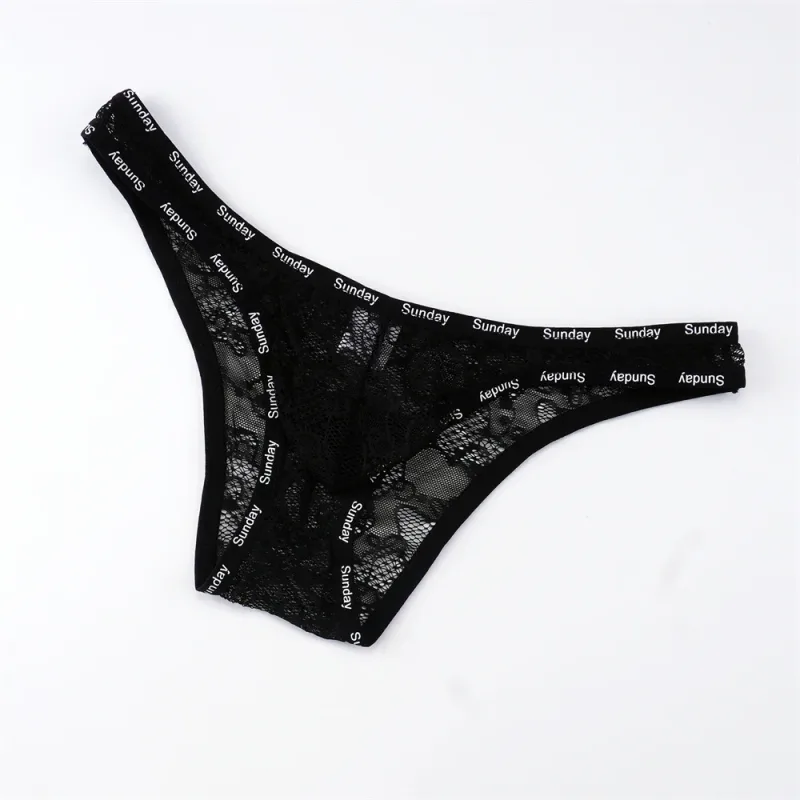 Sports Man New Low Waist Mesh Briefs Transparent Big Pouch High Quality Panties Male Lettwer Waistband Lingerie Breath Underwear — image 6