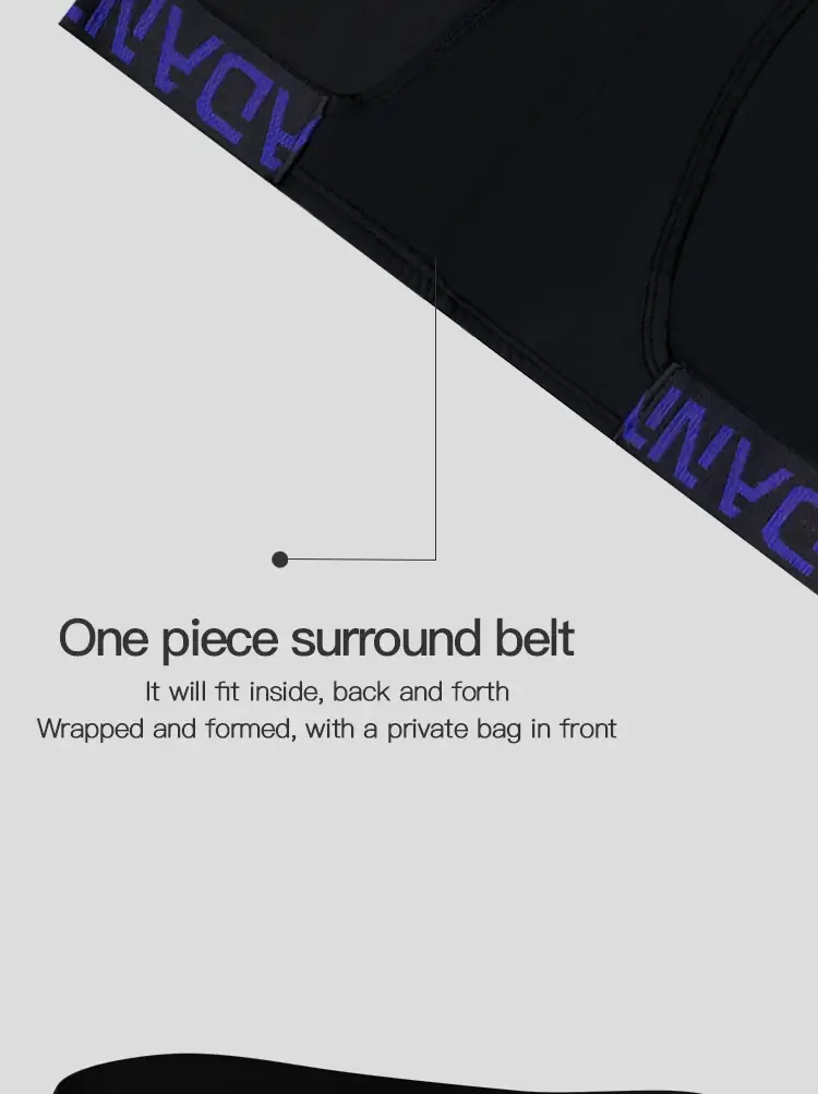 1PCS Men's ADANNU Modal Triangle Briefs Letter Waistband Soft Breathable Underwear