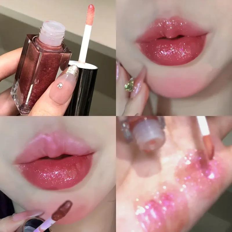 Herorange Star Shine Glitter Lip Gloss Shimmer Fine Glitter Long Lasting Moisturizing Non Sticky Glossy Lip Makeup — image 8