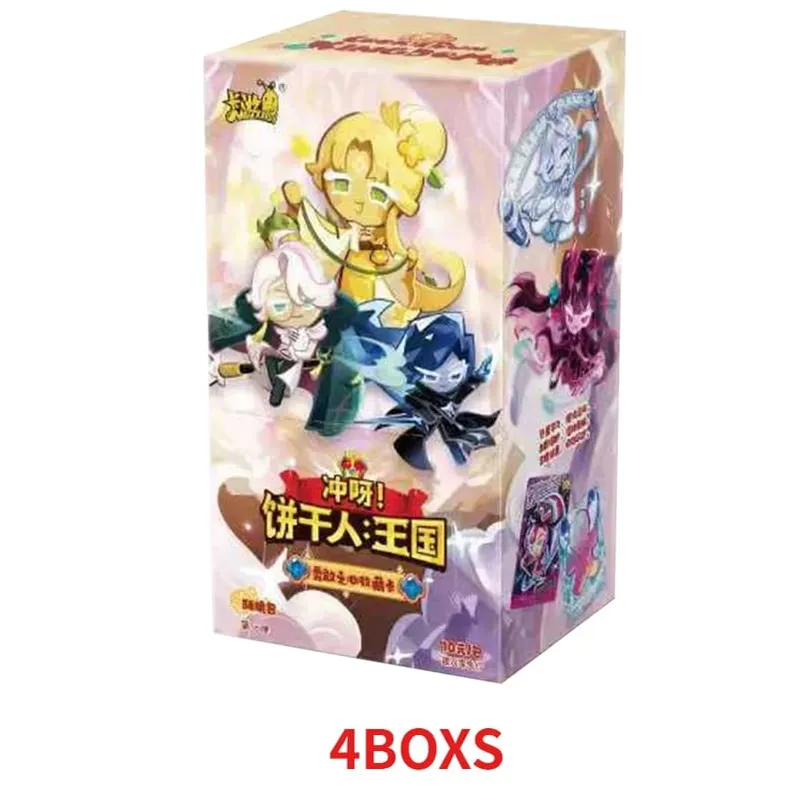Genuine Cookie Run: Kingdom Cards Braveheart פרק קריספי Pack Escape The Oven Adventure מתנות כרטיסי אוסף אנימה