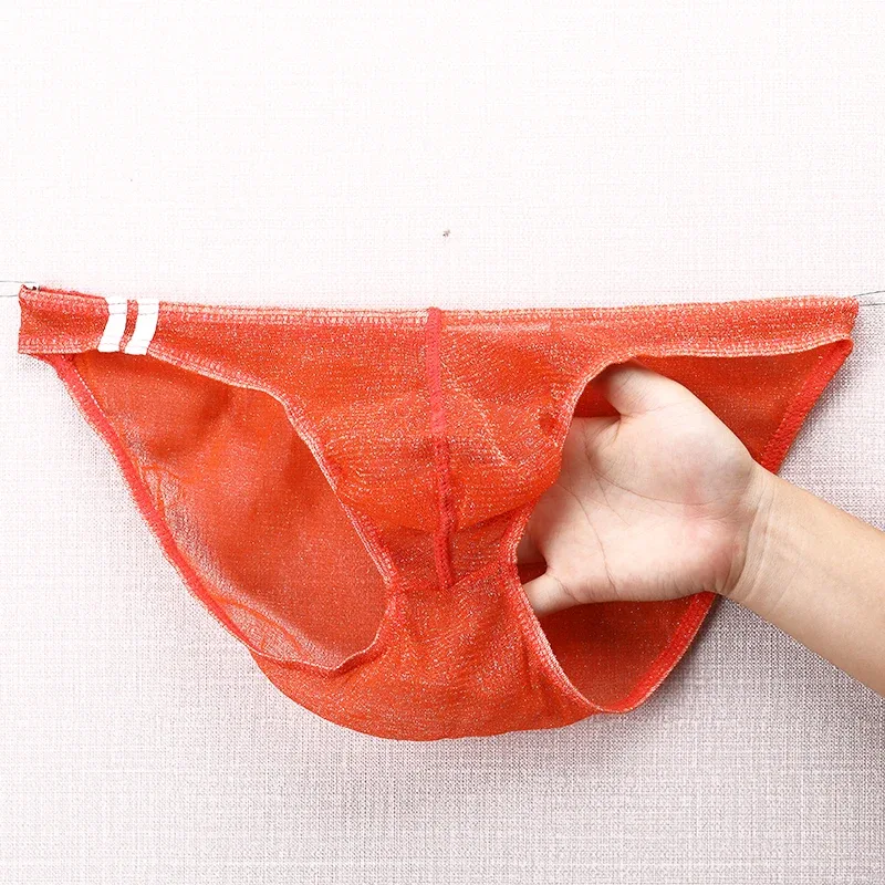 Men's Underwear Briefs Ultra Thin Low Rise Mesh Breathable Panties — image 26