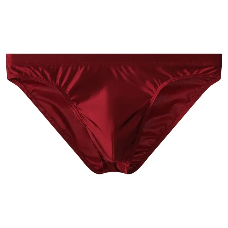 Men Solid Briefs Underwear Man Sexy Glossy Underpants Cuecas Calzoncillos Ropa Interior Hombre Slips Male Pouch Panties — image 23