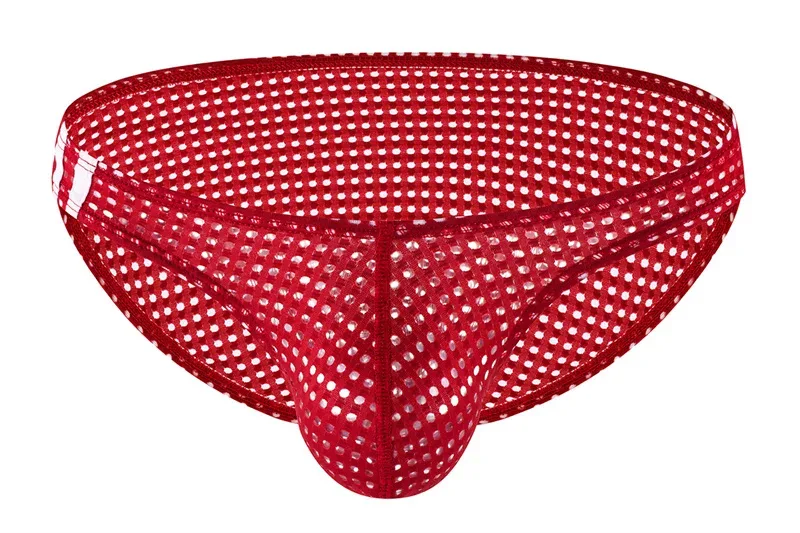Men Briefs Summer Breathable Holes Underwear U Convex Thin Low Waist Men's Underwear Briefs Slip Underpants Calzoncillos — image 22