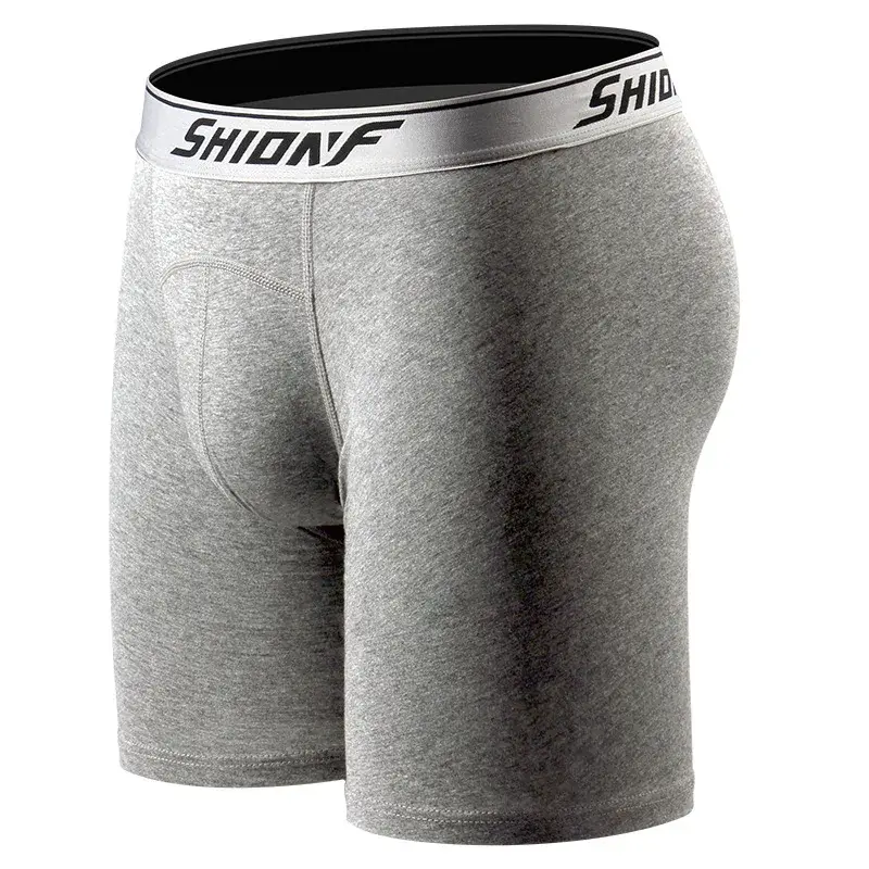 150 KG 9XL surdimensionné hommes sport culottes mâle coton longue jambe Boxer séchage rapide Jogging Fitness Shorts hommes serré course court — image 10