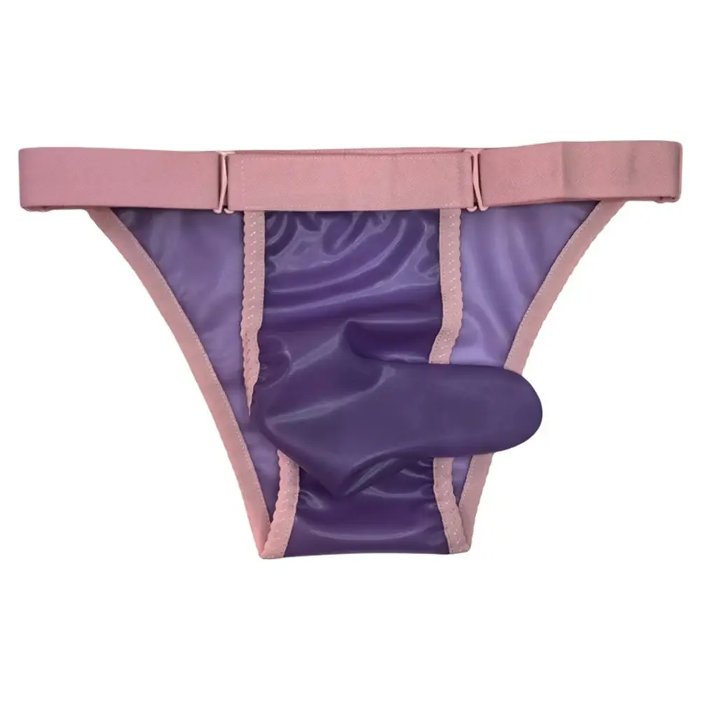 DJ Club Show Latex Underpants Costume Show Brand New Condition Comfortable Fit Fitted T-Briefs For Costume Events — image 1