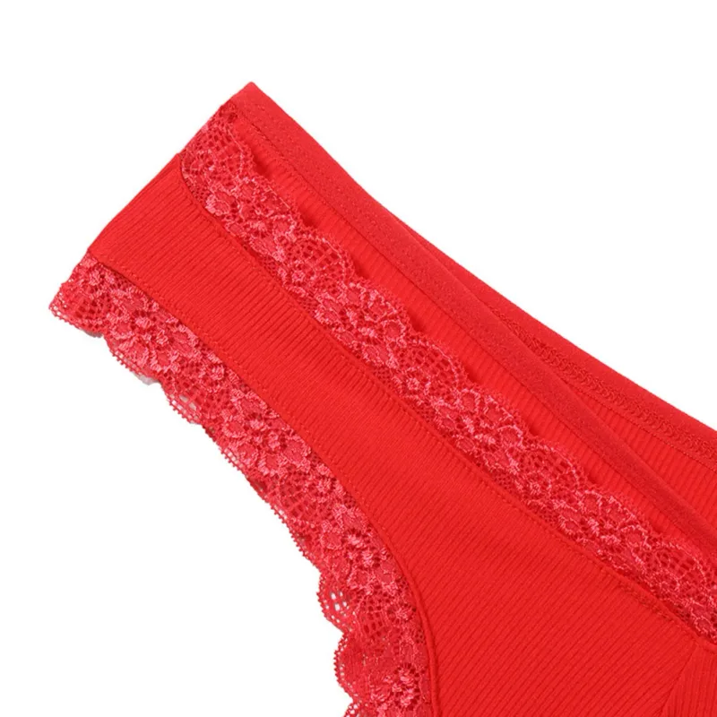 Men Lace Rrim Sissy Gay Seamless Briefs Underwear Mid Waist Bulge Pouch Lingerie Solid Men's Lace Edge Lingerie — image 12