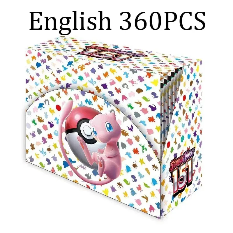 Pokémon PRISMATIC EVOLUTIONS SURGING SPARKS SCARLET&VIOLE 151 Booster Display Box Pokemon Booster Cards Playing Cards
