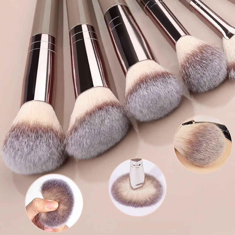20 τμχ Πινέλα Μακιγιάζ Σετ Soft Synthetic Fiber Eyeshadow Blending Blush Powder Contour Beauty Tool — image 5