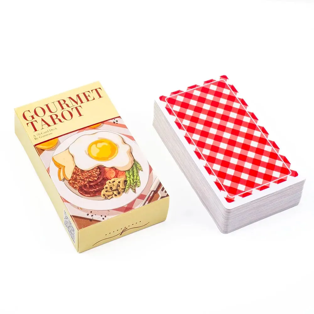 10.3*6Cm Gourmet Tarot Deck 78Pcs Divination Fate Tarot Oracle Cards Party Entertainment Board Game Cards