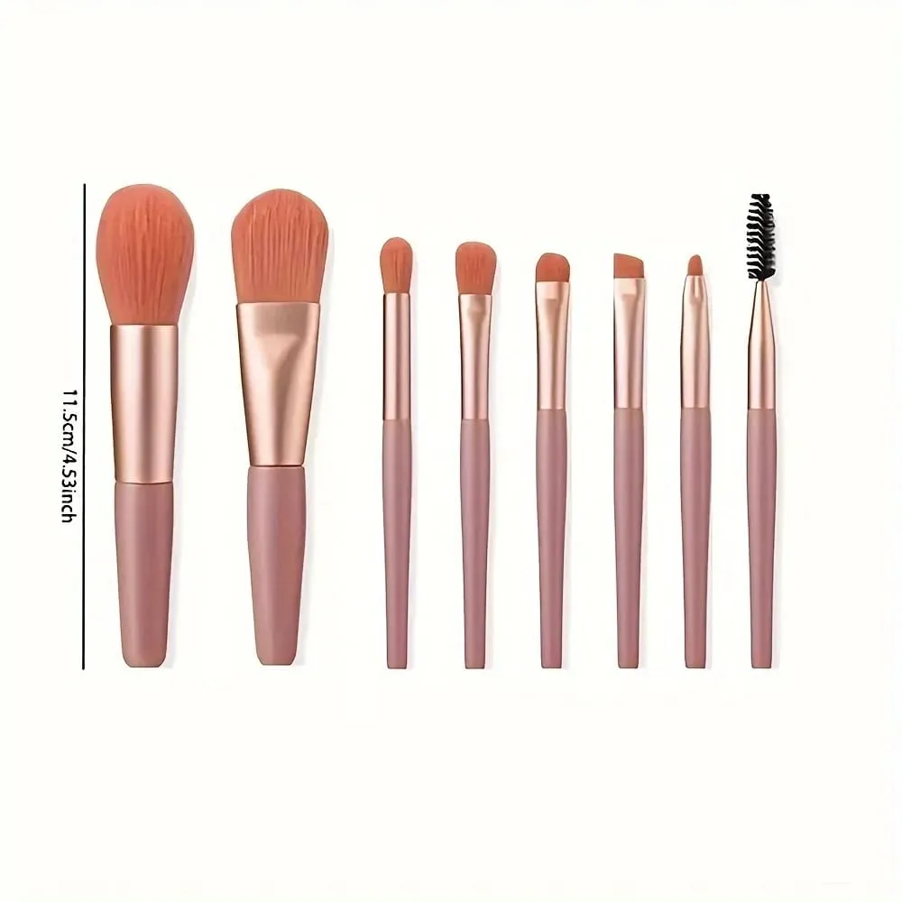 Salim Bag with Makeup Mini Brush 8 Kinds Pmore — image 6