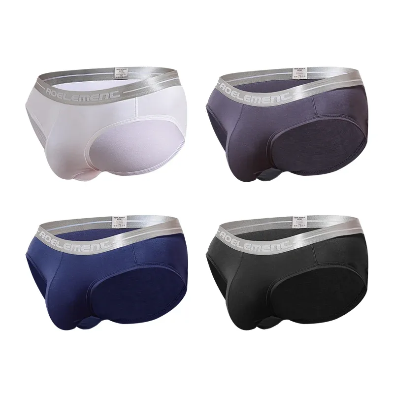 1pc Modal capsule lift U convex men's underwear bullet separate ice silk capsule pouch briefs — image 21