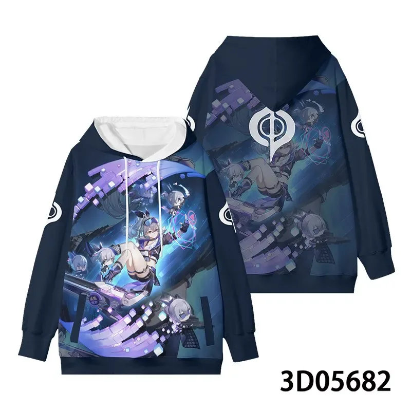 ใหม่เกมHonkai: Star Railทั้งหมดบทบาทเล่นHoodies 3Dพิมพ์อะนิเมะเสื้อกันหนาวขนาดใหญ่ผู้ชายผู้หญิงแขนยาวTracksuit Pullover — image 47