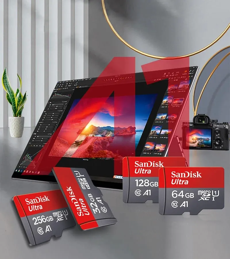כרטיס זיכרון מקורי SanDisk 128GB 64GB 32GB TF Micro SD Card Class 10 UHS-I Flash Card Memory למחשב סמארטפון — image 2