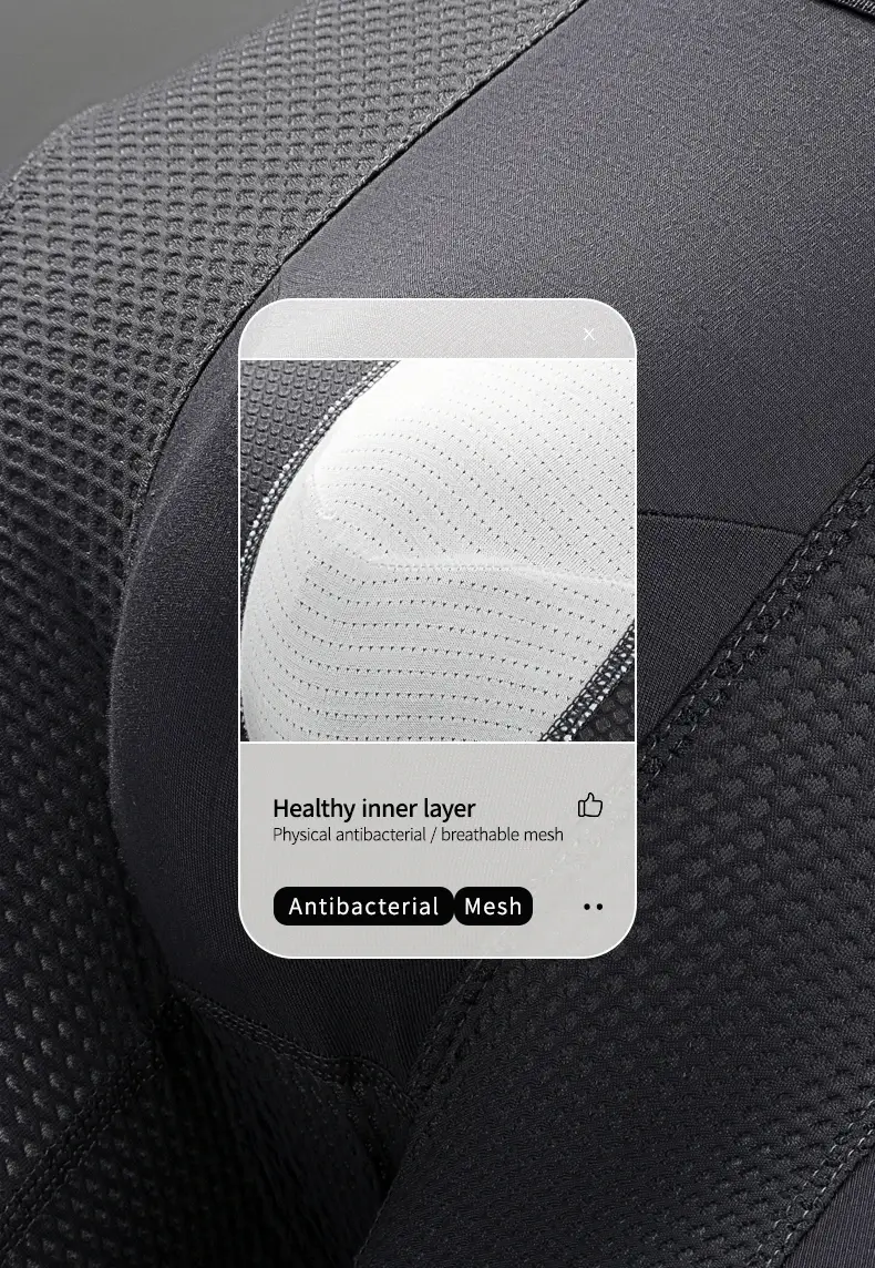 Extended sports underwear, men's boxer shorts, Modal anti-leg abrasion running, large size breathable training quadrangle shorts — image 5