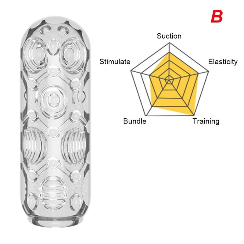 Transparent Vagina Sex Toys for Men Adult Products Soft Pussy Adult Endurance Exercise Male Masturbation Device Aircraft Cup — image 9
