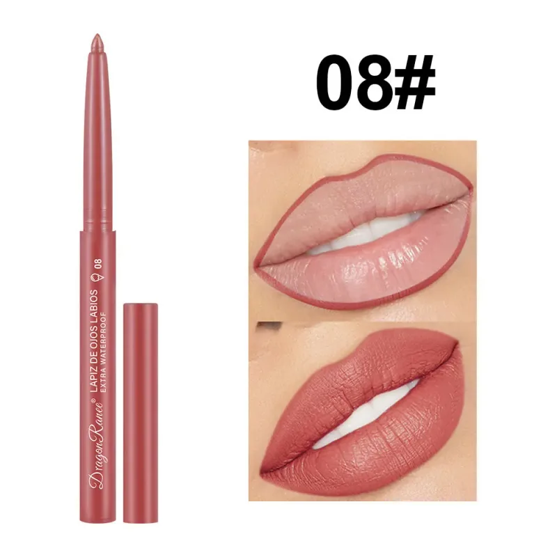 Lip Liner Αδιάβροχο μακράς διαρκείας Hook Line Lip Pencil Matte Beginner Automatic Lip Liner Bean Ενυδατικό Αντικολλητικό Cup Lips — image 12
