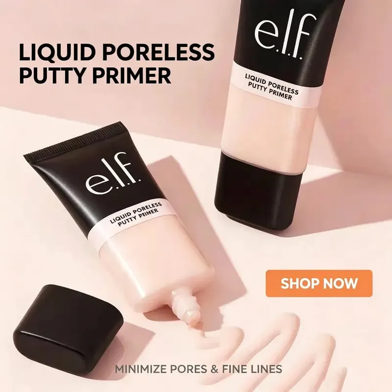 ξωτικό. Liquid Poreless Putty Primer Cream Texture Facial Makeup Base Pore Minimizing Oil Control Flawless Skin Cosmetics — image 3