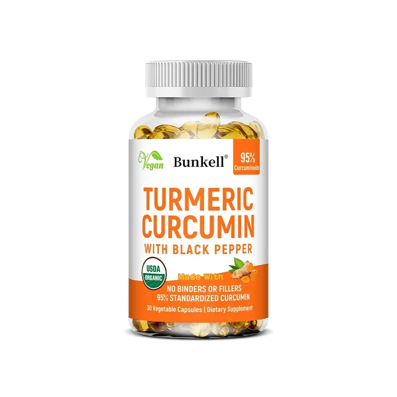 Turmeric Curcumin - with Black Pepper - Helps Improve Joint Comfort and Mobility Antioxidant and Immune Support - 120 Capsules