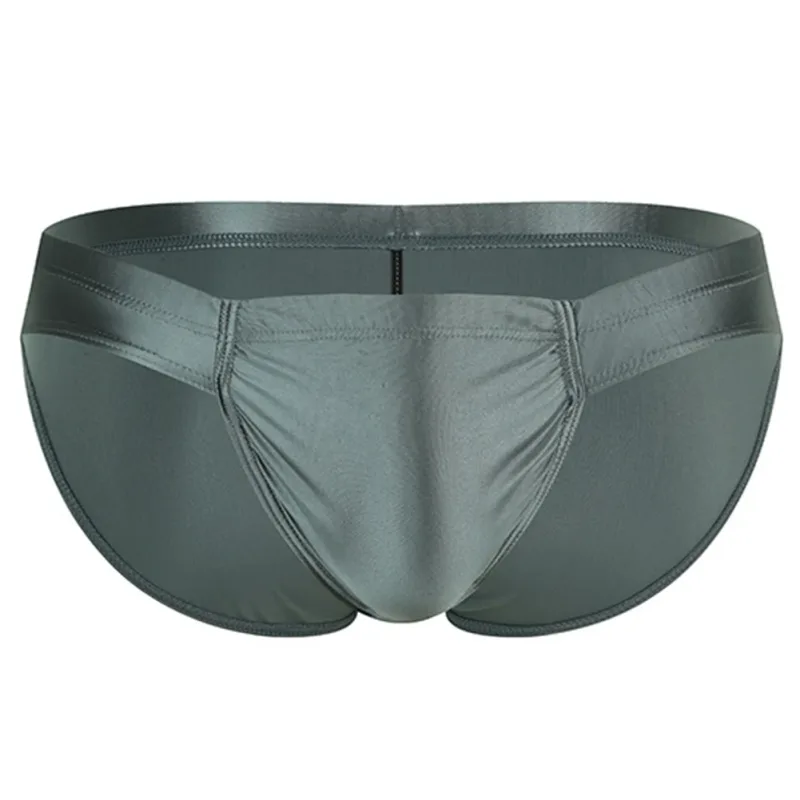 Men Oil Shiny Glossy Very Hot Lingerie Low Waist Briefs Breathable Underwear For Man Unisex Panties Underpants Men's Clothing — image 6