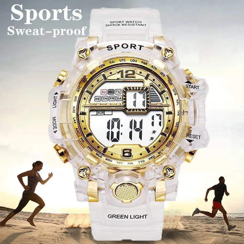 Waterproof Men Sport Watch Men's LED Digital Watches Luminous For Man Student Date Army Military Clock Relogio Masculino