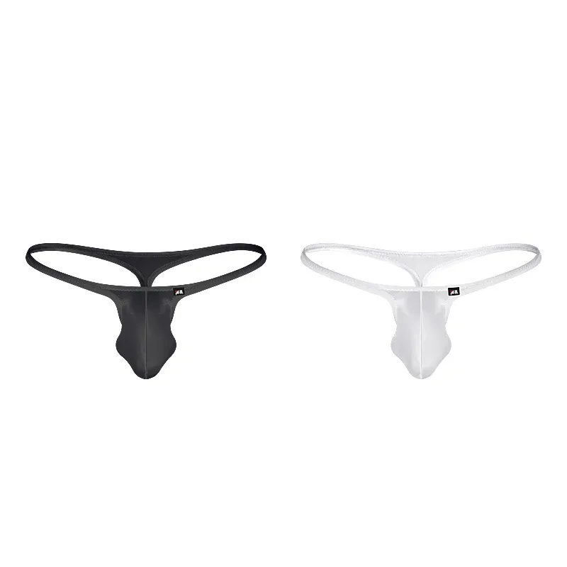 Men's Underwear Japanese Style Ultra-Thin Ice Silk Thong Low Waist Elastic Comfortable T-Back — image 31