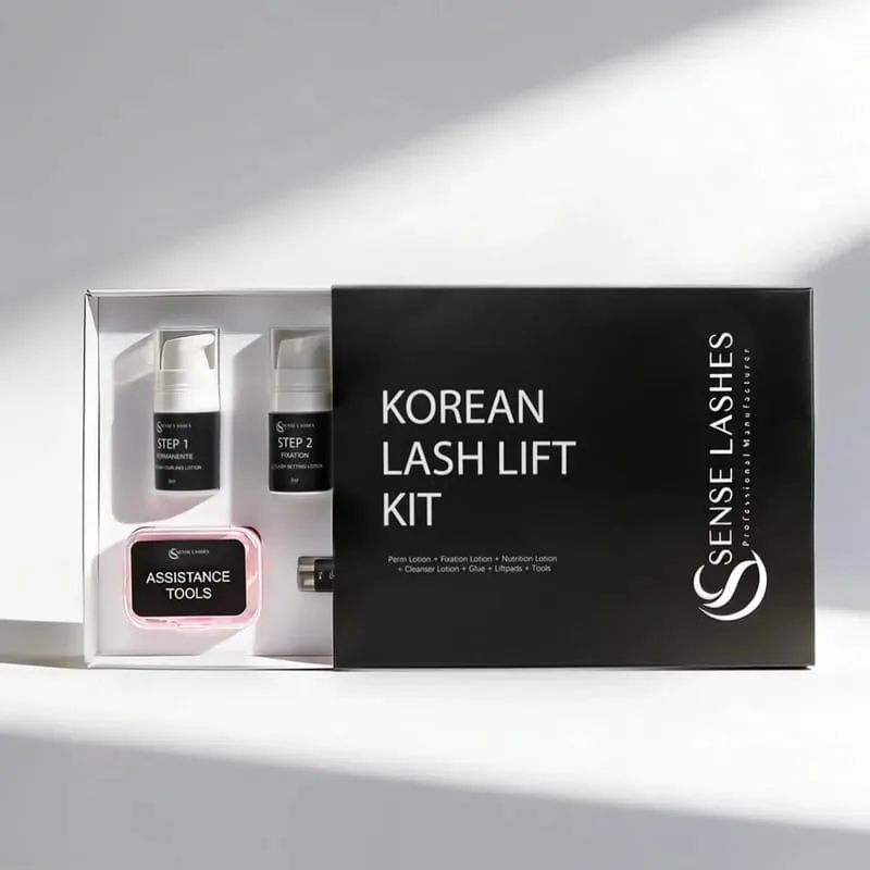 Korean Lash Lift Pro Kit Professional Eyelash Perm Kit για κομμωτήριο & οικιακή χρήση Lifting βλεφαρίδων διάρκειας 6-8 εβδομάδων