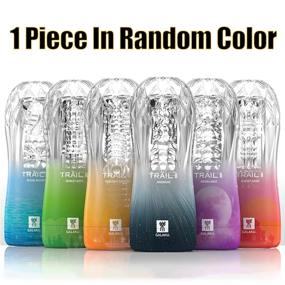Male Masturbator Cup Soft Pussy Sex Toys Transparent Vagina Adult Endurance Exercise Adult supplies Vacuum Pocket Cup for Men