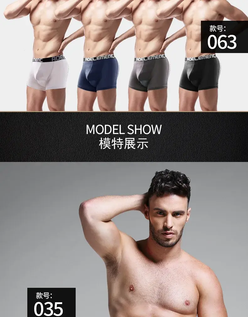 L-5XL Large Size Men Varicocele Underwear Scrotal Testicle Support Dual Pouch Boxer Spermatic Cord Bullet Separation Underpant — image 2