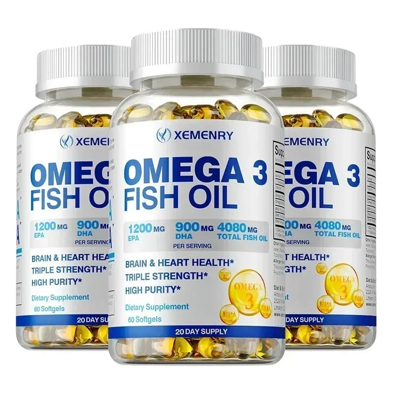 Omega-3 Fish Oil - Enhance Memory Concentration and Cognition Promote Brain and Eye Health Enhance Immune Function — image 11