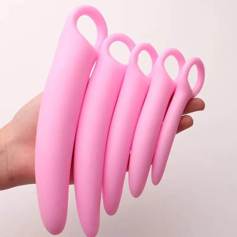 5-Piece Dilator Kit Vaginal Muscle Training Strengthen Rejuvenate Anal Plugs Sex Health Toy Pleasure