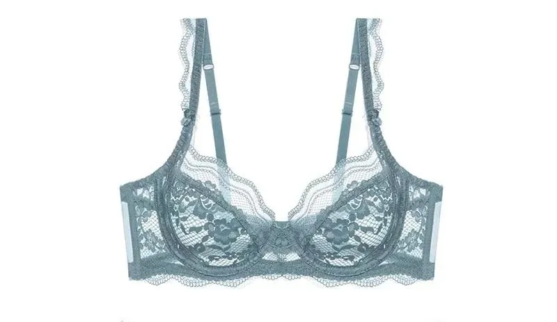 New Arrival Γυναικεία εξαιρετικά λεπτή βικτοριανή δαντέλα Push-up Σετ Soft Underwire Gather Lift Unpadded Comfort αναπνεύσιμα εσώρουχα