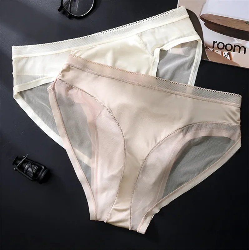 New adults 18 plus micro calzones hombres Ice silk mesh men's underwear 3D space sexy lingeries for man lace calzoncillos hombre — image 8