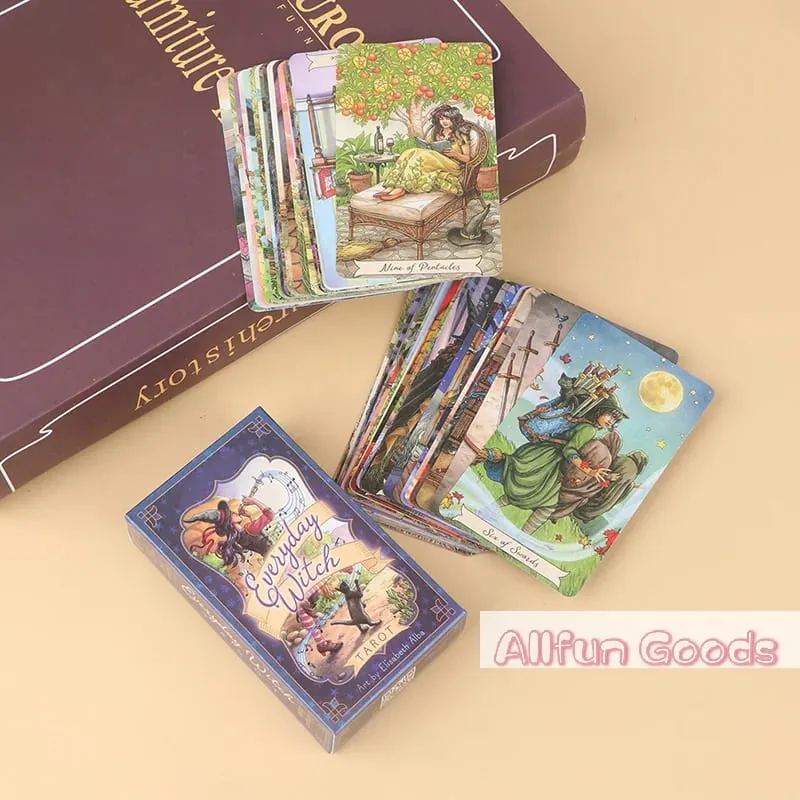 [TG835]1Box Book στην αγγλική γλώσσα Everyday Witch for Beginners Επιτραπέζια παιχνίδια Αστρολογία Μαντικές κάρτες Εργαλεία