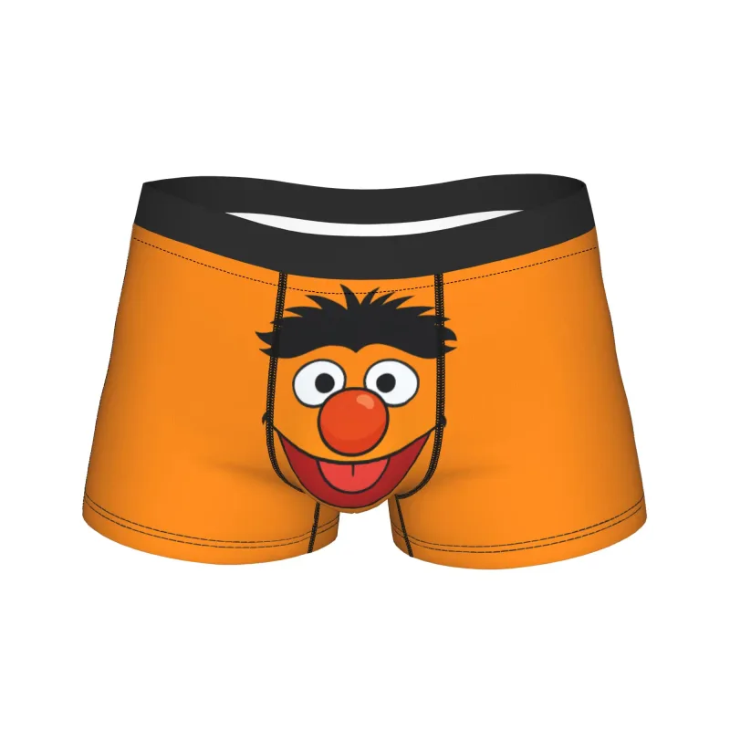 S-Sesames Streets Tango Elmo & Grover 속옷 남자 반바지 팬티 Funny Boxershorts 품질 세관 특대 팬티 — image 1