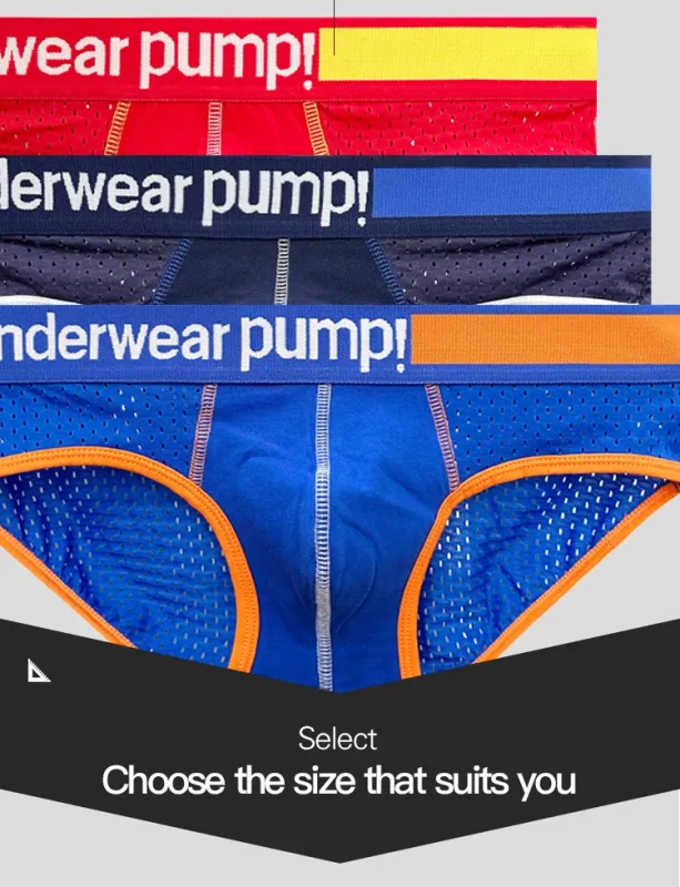 Men's Low Waist Slimming Mesh Briefs U Convex Pouch Elastic Waistband Breathable Colorful Jockstrap Underwear — image 17