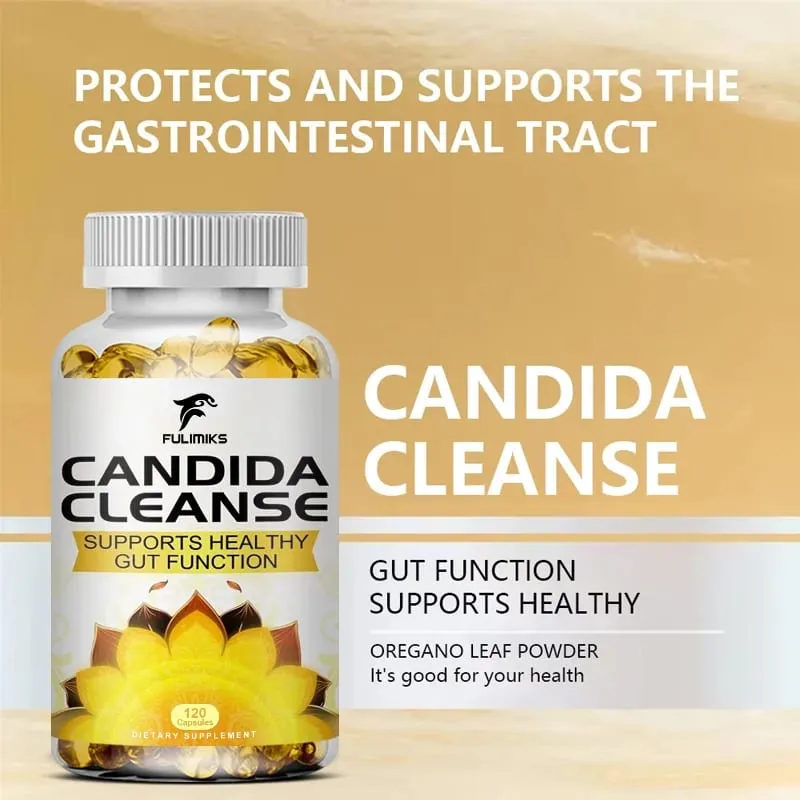 Fulimiks Candida Cleanse - Antioxidant Intestinal Cleansing and Detoxification Promote Digestion & Metabolism - 120 Capsules — image 3