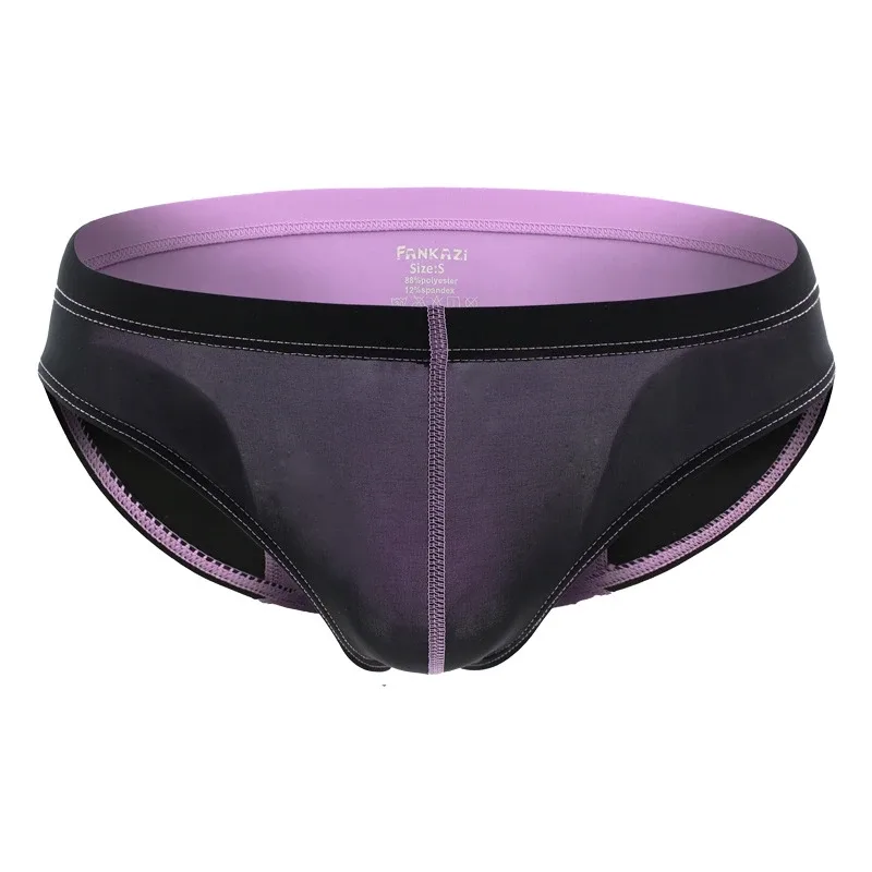 Men's Underwear Briefs Breathable Underpants Cueca Masculina U Pouch Male Panties — image 8