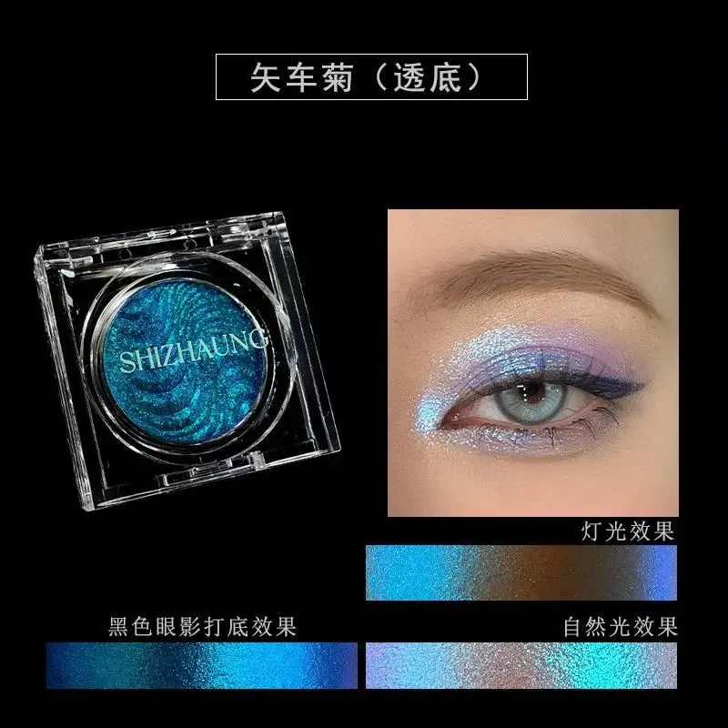 Chameleon Eyeshadow Powder Μονόχρωμη Matte Shimmer Metallic Glitter Gothic High Gloss High Colors Fine Flash που διαρκεί Μακιγιάζ ματιών — image 21