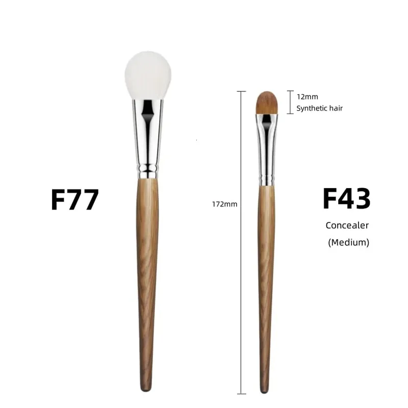 Natural Hair Blush Brush Face Highlighter Shadow Makeup Brushes Natural Goat Hairs Bronzer Pro Essential Cosmetic Tools — image 17