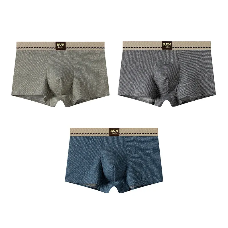 1/3 pcs Men's Underwear Print Cotton Briefs Men Boxer Shorts Comfort Men's Briefs Sexy Male Underpants