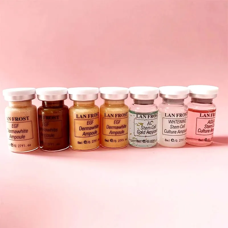 12 τμχ LAN FROST BB Cream Beginner Starter Kit 8ml Niacinamide Foundation Facial Skin Brightening CC Cream — image 3